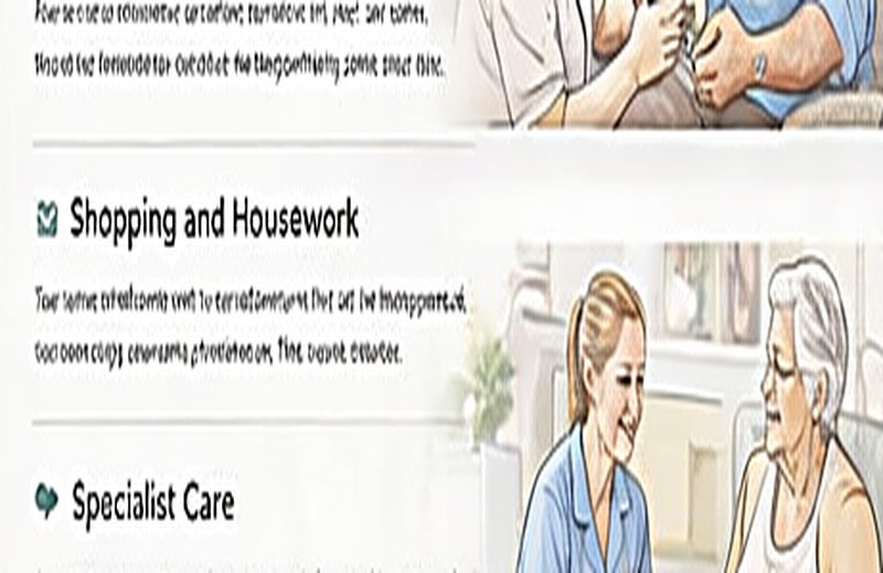Home care support during a visit